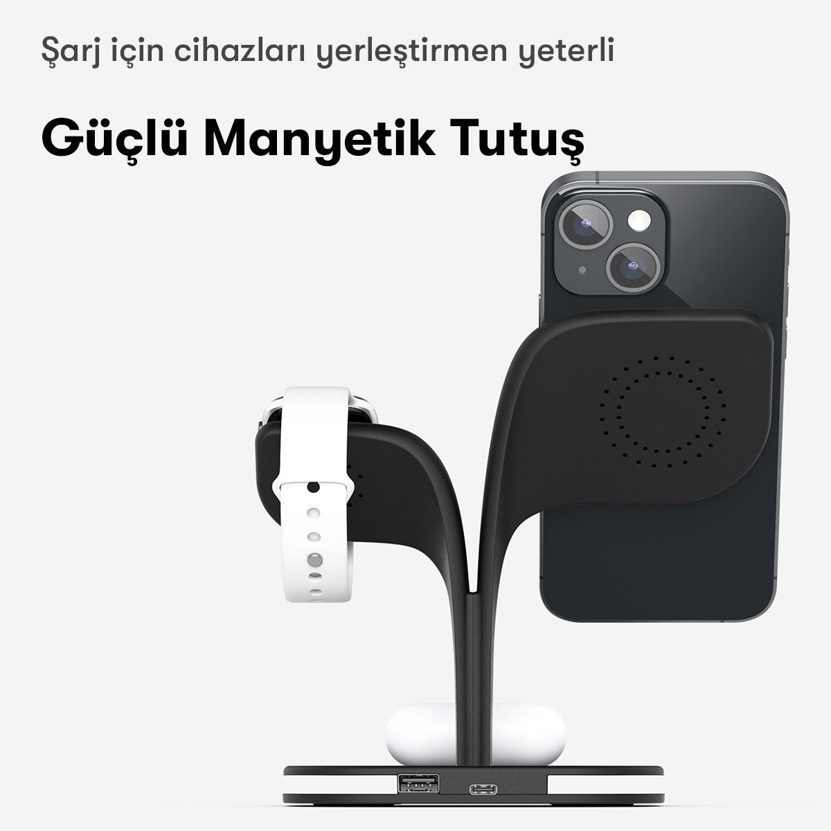 Cepax YM-UD22 Kablosuz Masaüstü Şarj İstasyonu - 10 Cepax YM-UD22 Kablosuz Masaüstü Şarj İstasyonu - 10